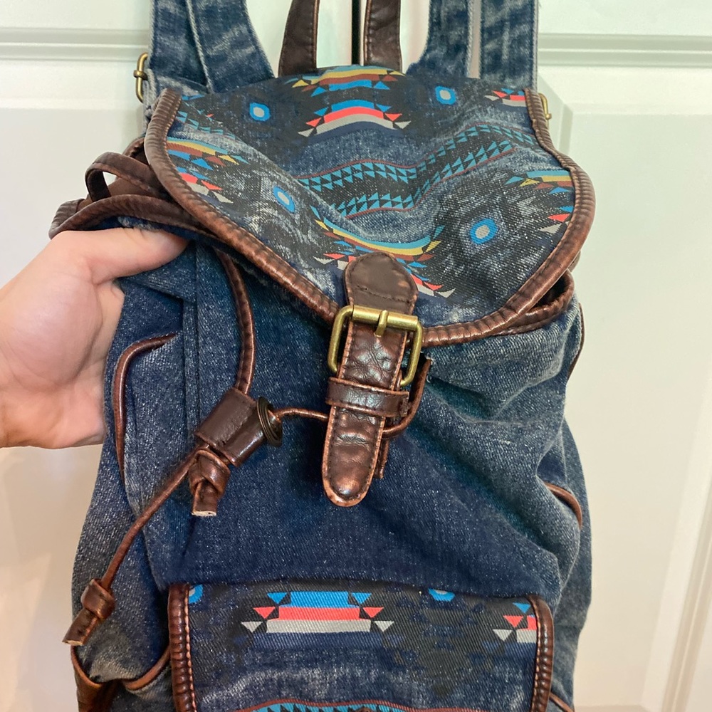 Trendy travel backpack